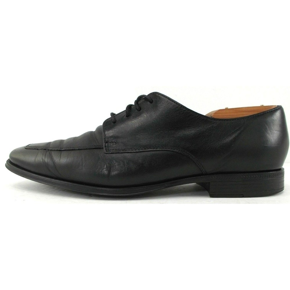 Cole Haan Mens Air Adams Black Dress Oxford Apron Toe Derby C09438 Size 10.5 M - Picture 5 of 11